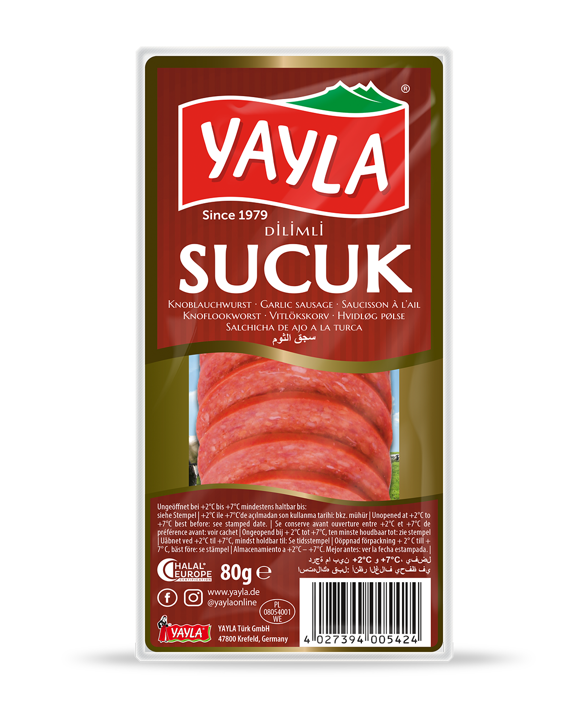 Sliced Garlic Sausage Turkish Style